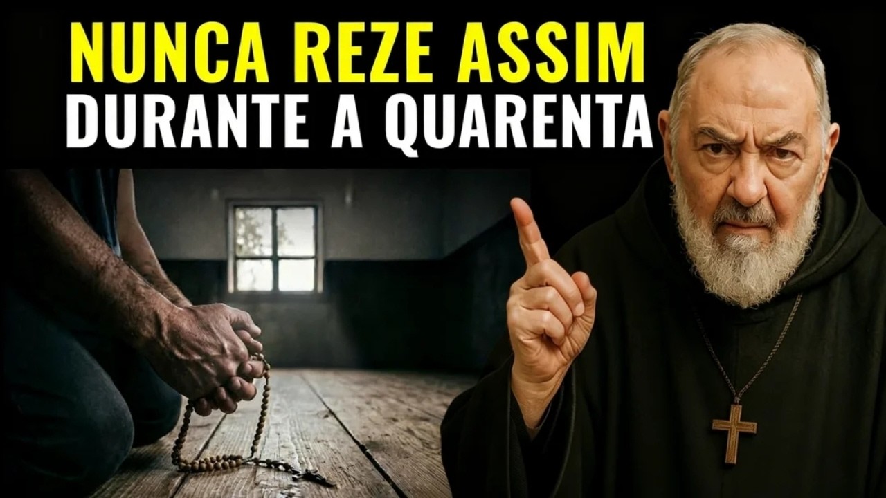 ⚠️ Padre Pio: O diabo entra na sua casa se você rezar assim durante a Quaresma
