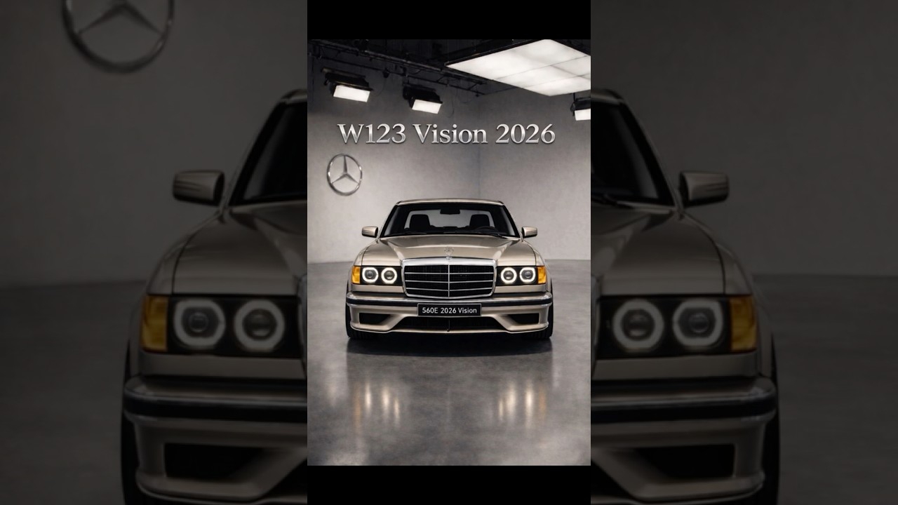 Mercedes W123 Vision 2026 &mdash; Modern Tech, Classic Soul #vision