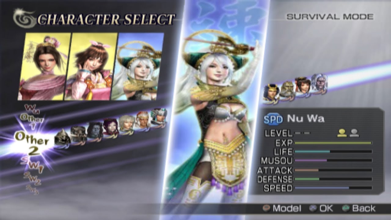 Warriors Orochi 2 Все персонажи [PS2]