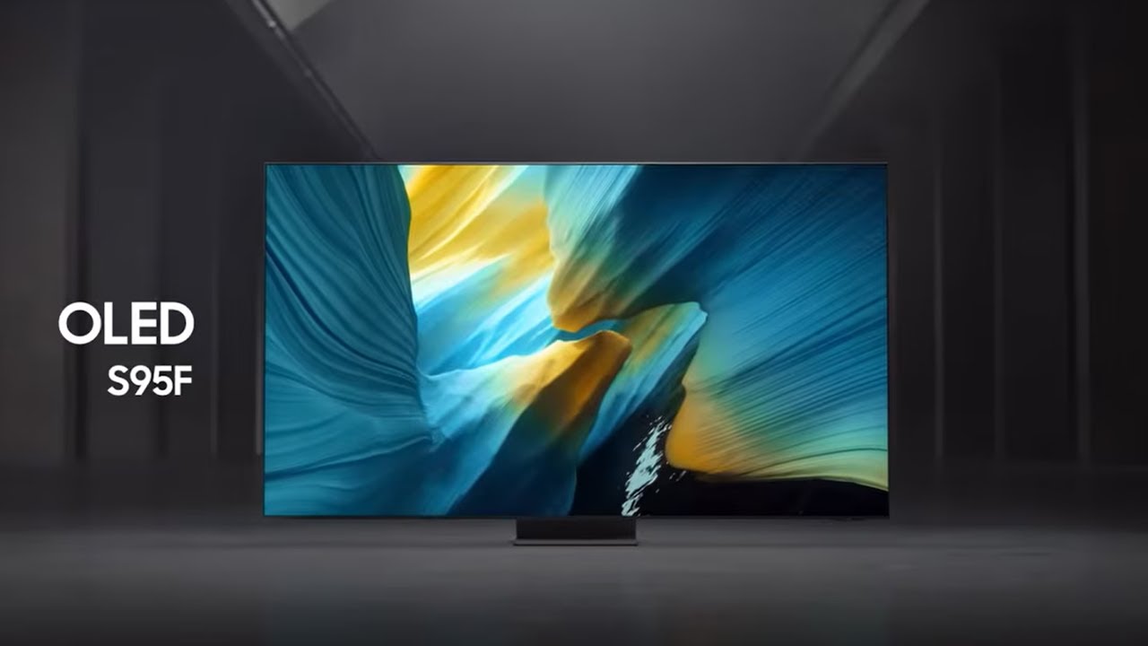 Samsung S95F 2025 : téléviseur OLED 4K et AI Upscaling Pro, gaming et design ultra-fin