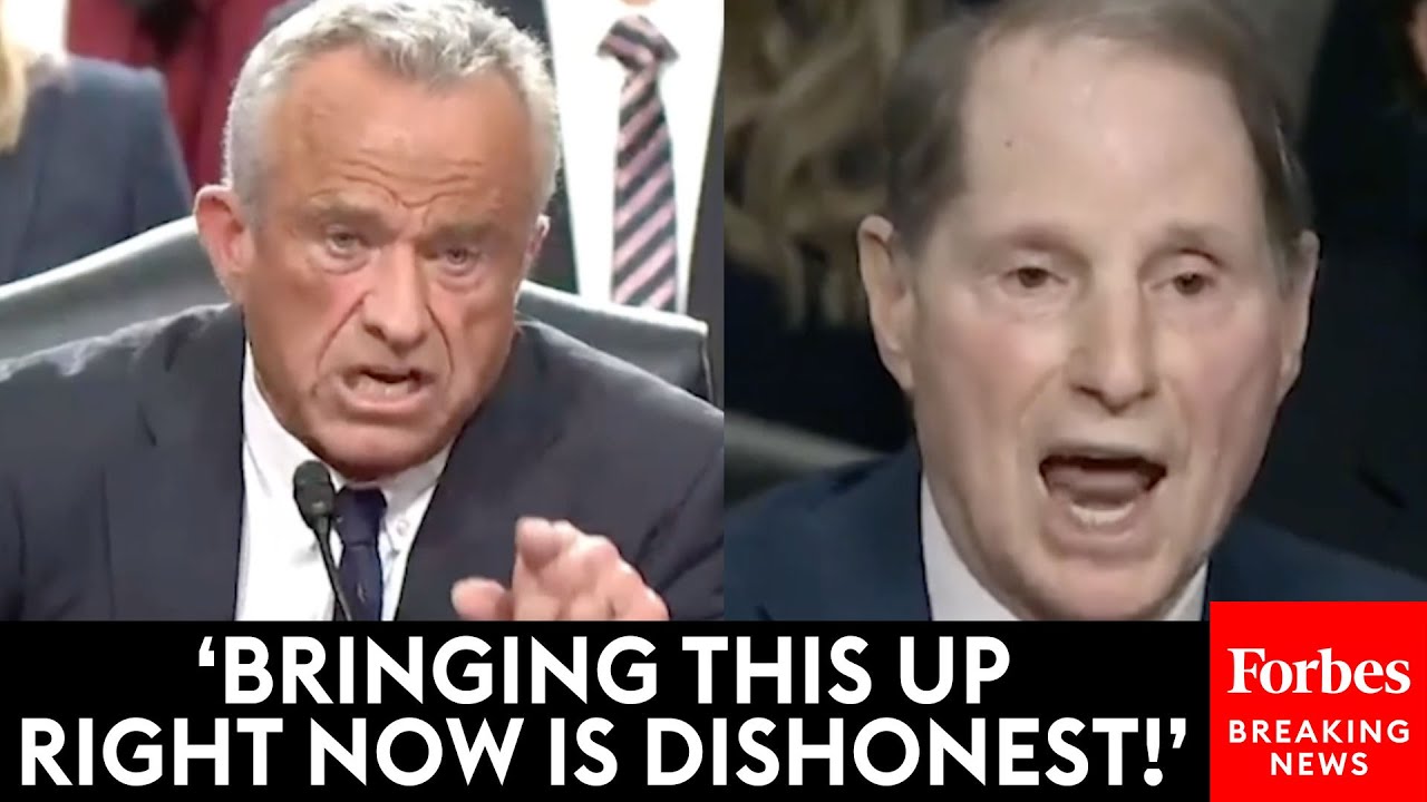 BREAKING NEWS: RFK Jr. And Ron Wyden Viciously Clash Over His Past Vaccine Statements