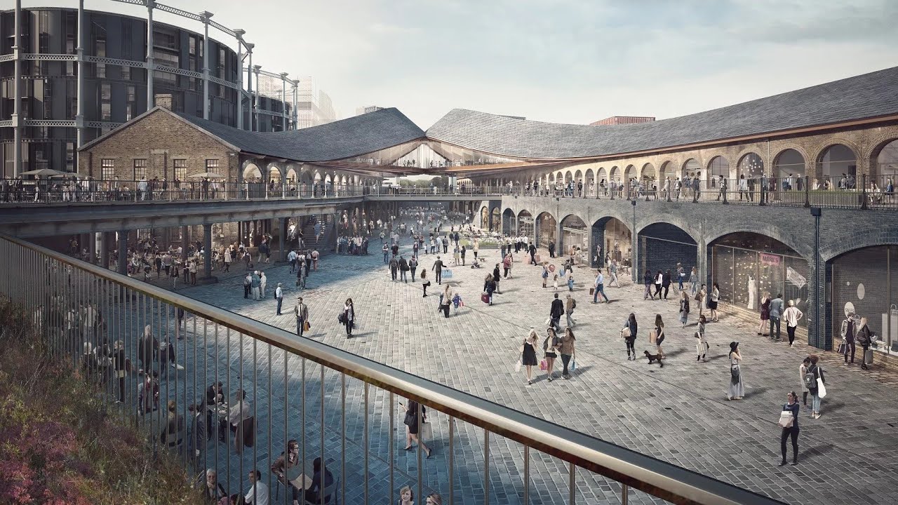 4k Walking around King's Cross London. I was surprised!!!