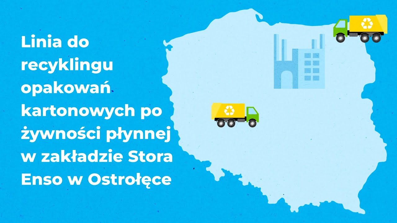 Tetra Pak i Stora Enso - jak działa linia do recyklingu kartonów po napojach