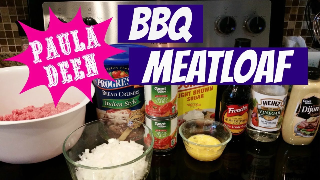 PAULA DEEN'S BBQ MEATLOAF~FOODIE FRIDAYS!