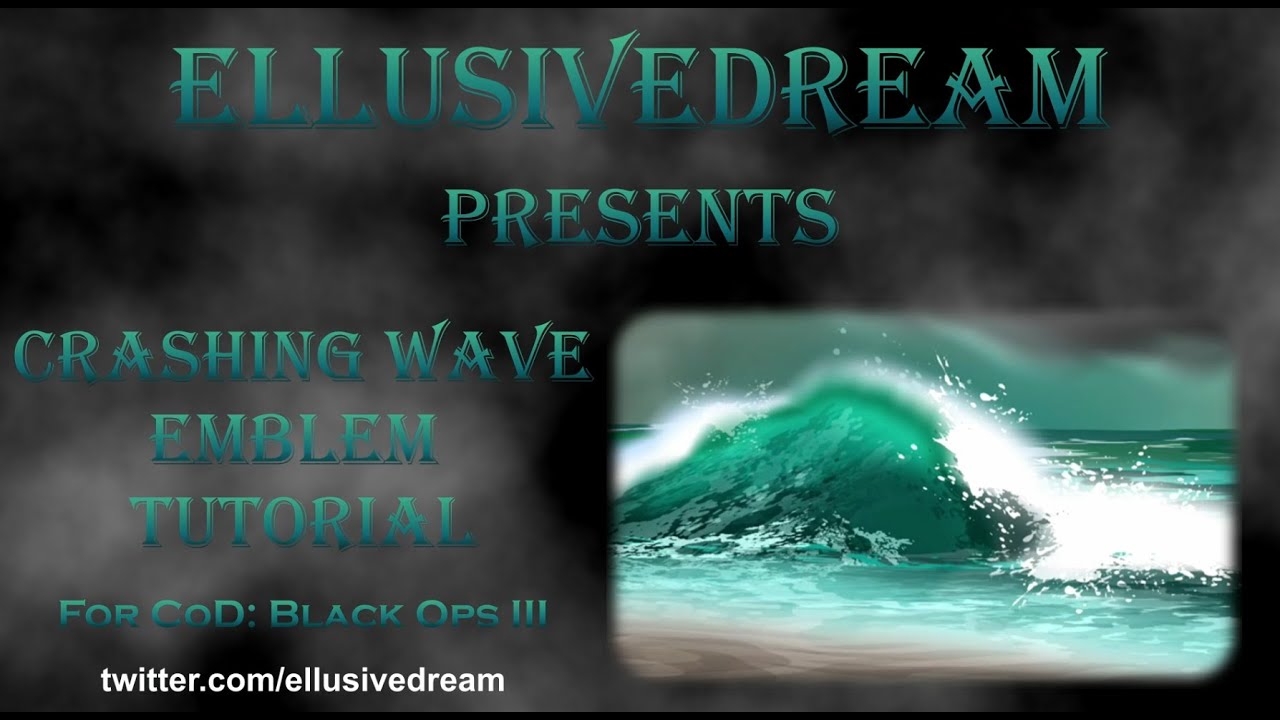 Crashing Wave CoD Emblem Tutorial by EllusiveDream
