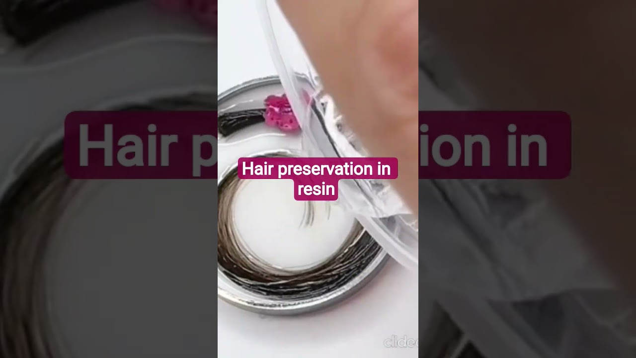 💖 Hair Keepsake in Resin | Preserve Memories Forever | Arnaa Creations#HairPreservation