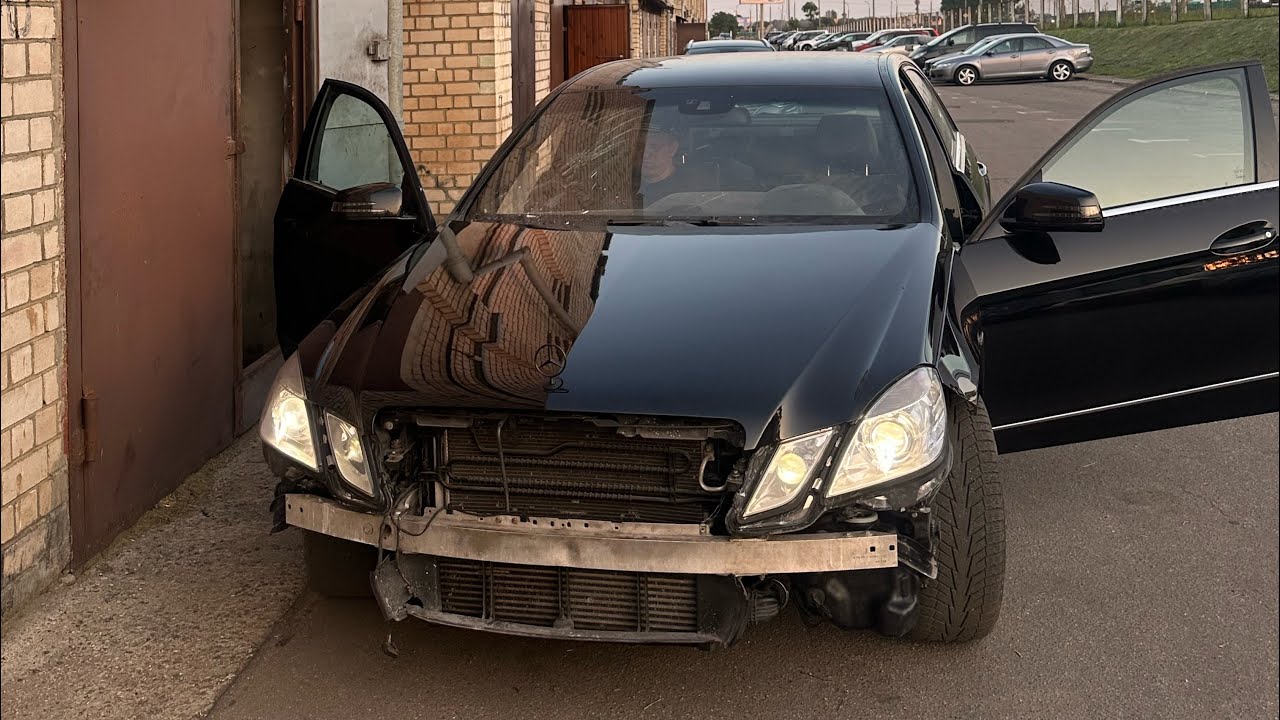 Купили битый Mercedes w212 ! Сможем восстановить?
