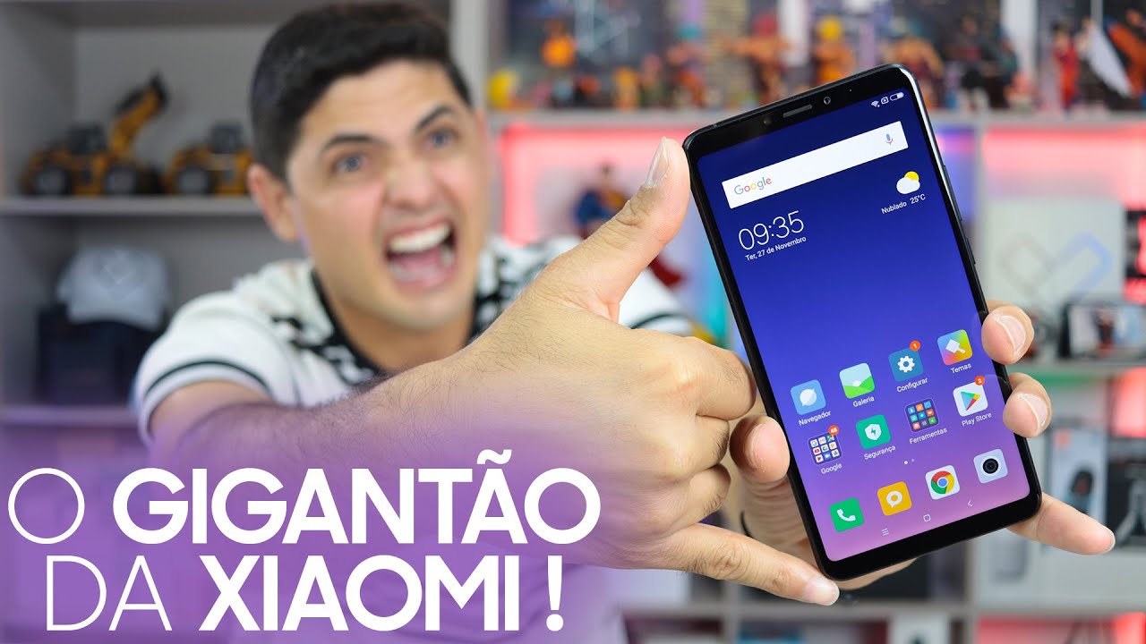 ELE É MUITO GRANDE! Xiaomi Mi Max 3 - Unboxing e Impressões