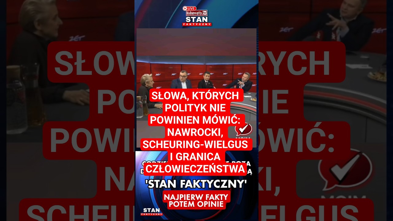 &bdquo;WSPANIAŁY FINAŁ?!&rdquo; Scheuring-Wielgus ODPALA o Nawrockim&hellip; i potem GASI POŻAR