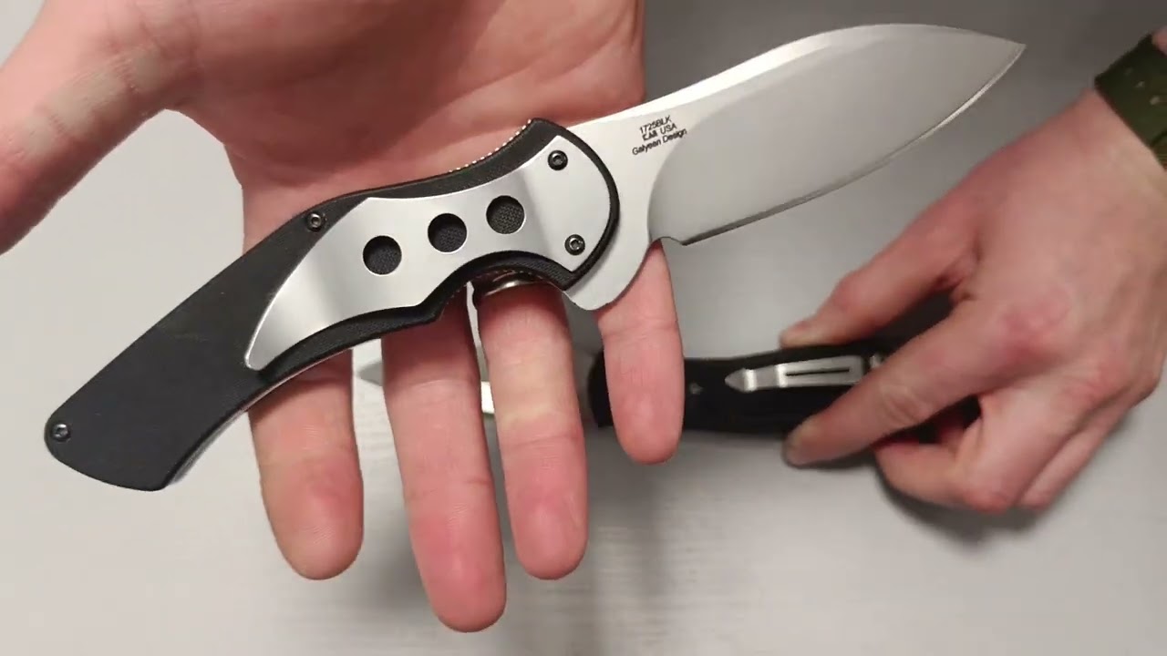 Kershaw junkyard dog 1725blk. Обзор. подробные ТТХ.