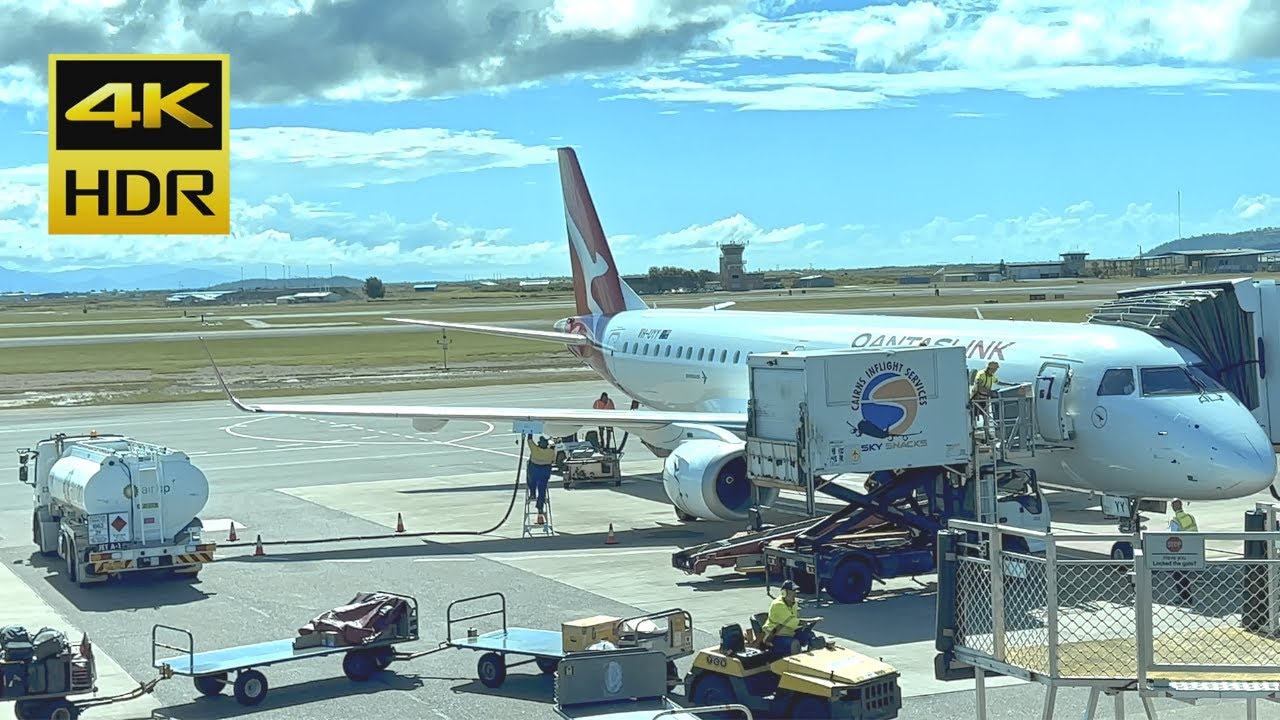 【4K HDR】 Full Flight - Townsville to Sydney Qantas QF1989  Embraer E190