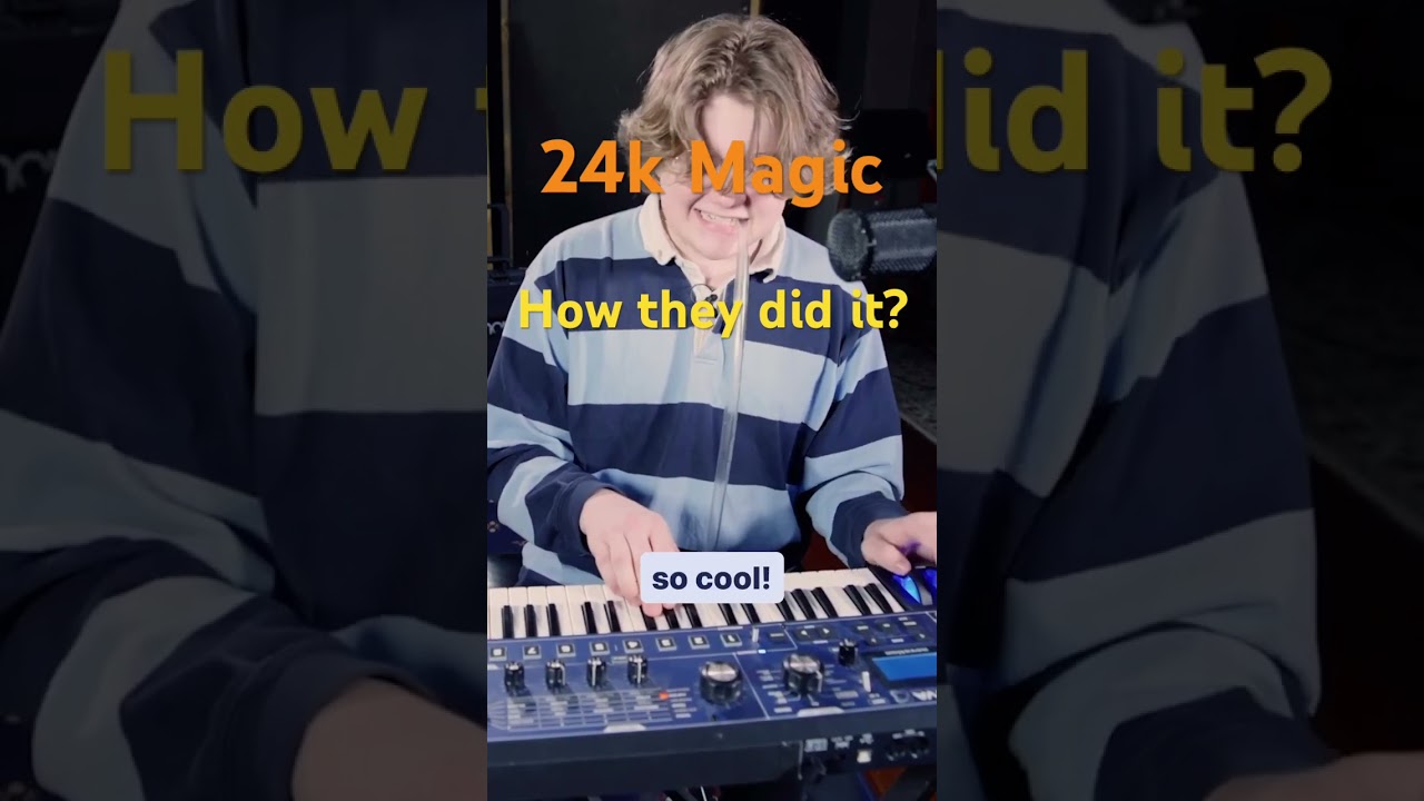 How did they do the intro in 24k Magic? #talkbox