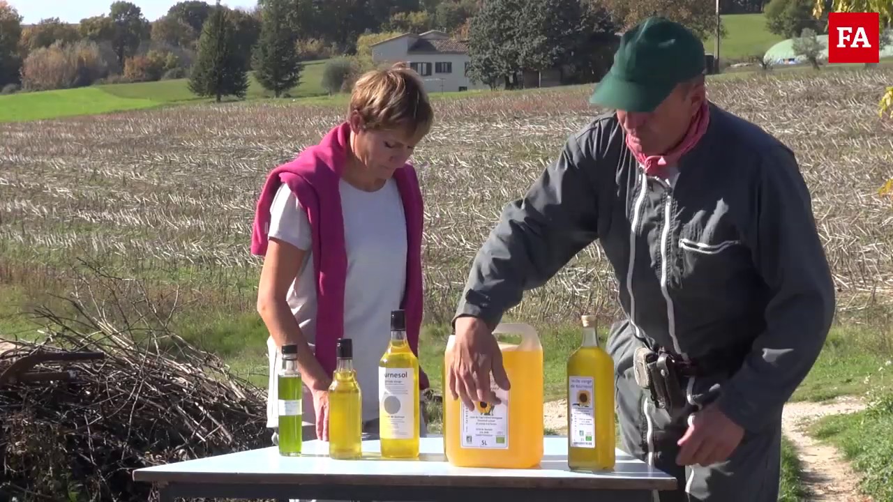 Reportage France Agricole : une presse mobile pour fabriquer de l'huile de tournesol bio