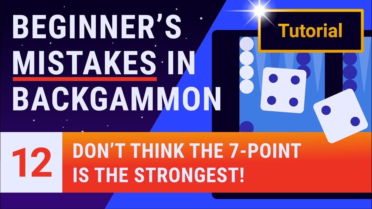 Beginner's Mistakes in Backgammon   Lesson 12 of 12