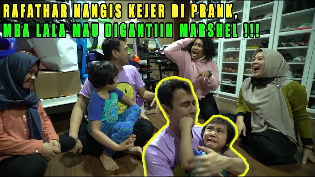 MBA LALA PULANG?? RAFATHAR NANGIS KEJER DIPRANK !!!