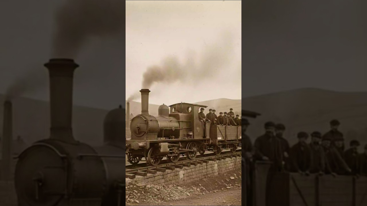 The world's first railway was a steam train built by Richard Trevithick in 1804, 
