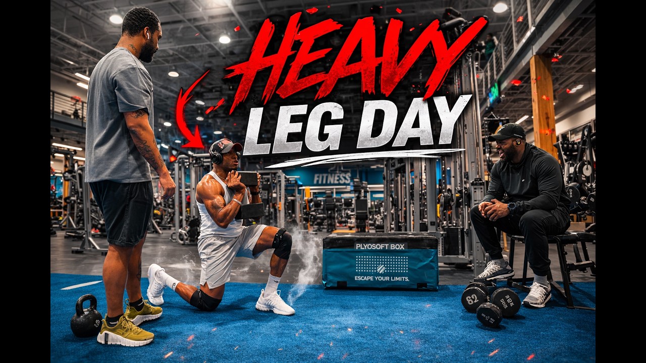BRUTAL Heavy Leg Day Workout | Pushing Our Limits In The Gym