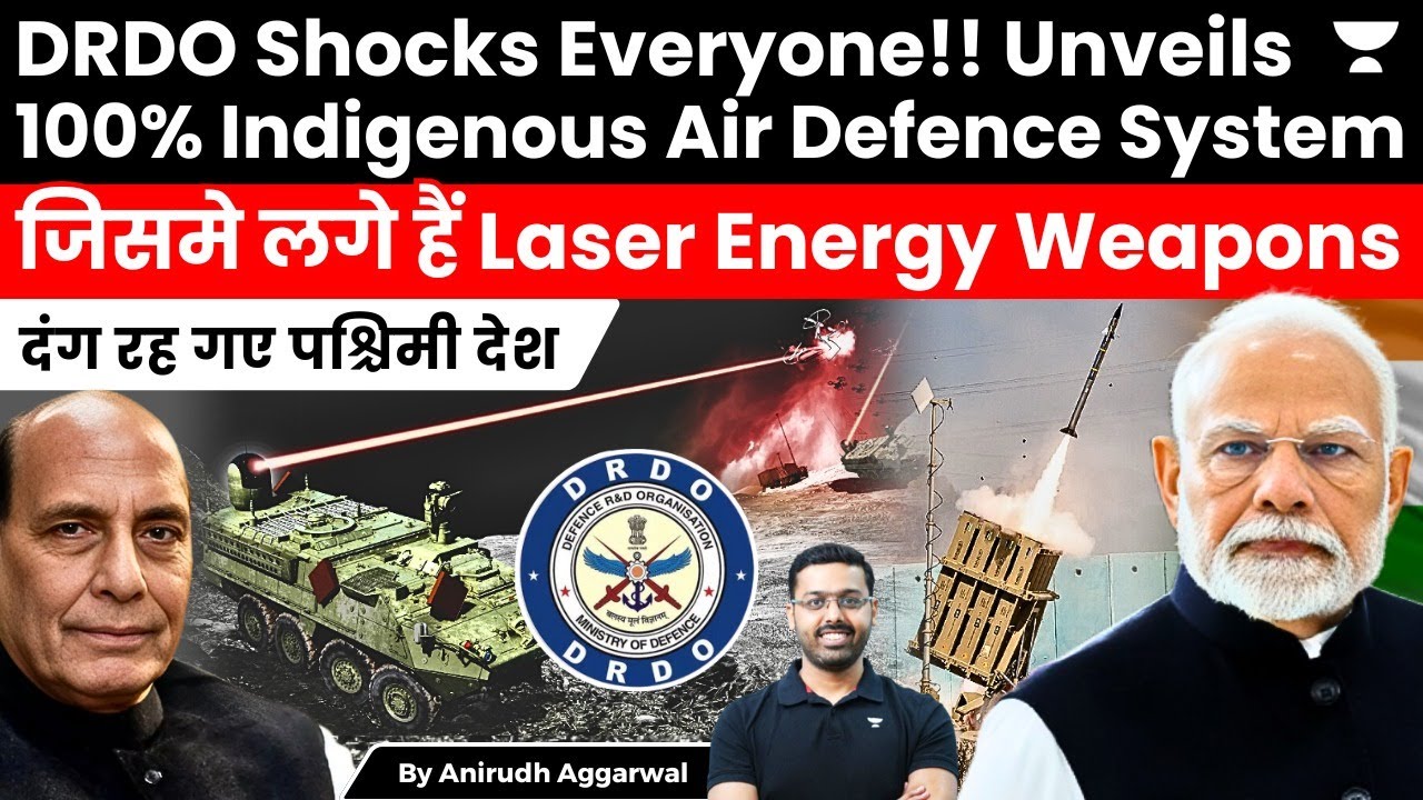 DRDO Shocks West! Unveils 100% Indigenous Air Defence System, Raksha Kavach with Laser Weapons