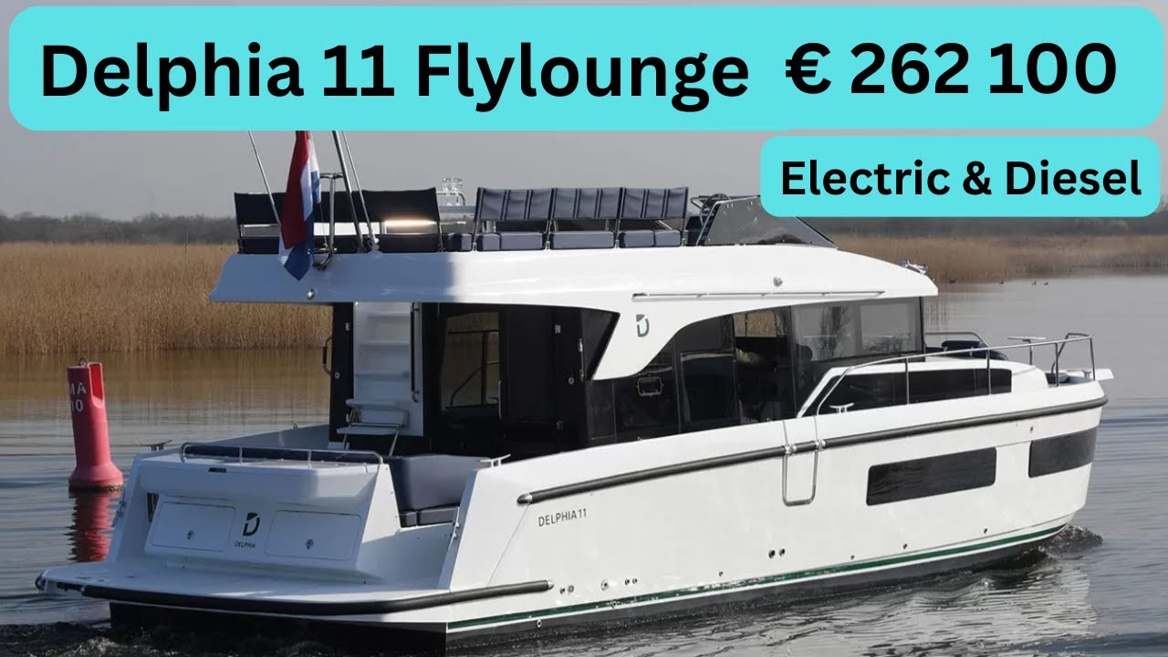 Обзор Delphia Flylounge 11 — дизельная и электрическая версии — от € 262 100