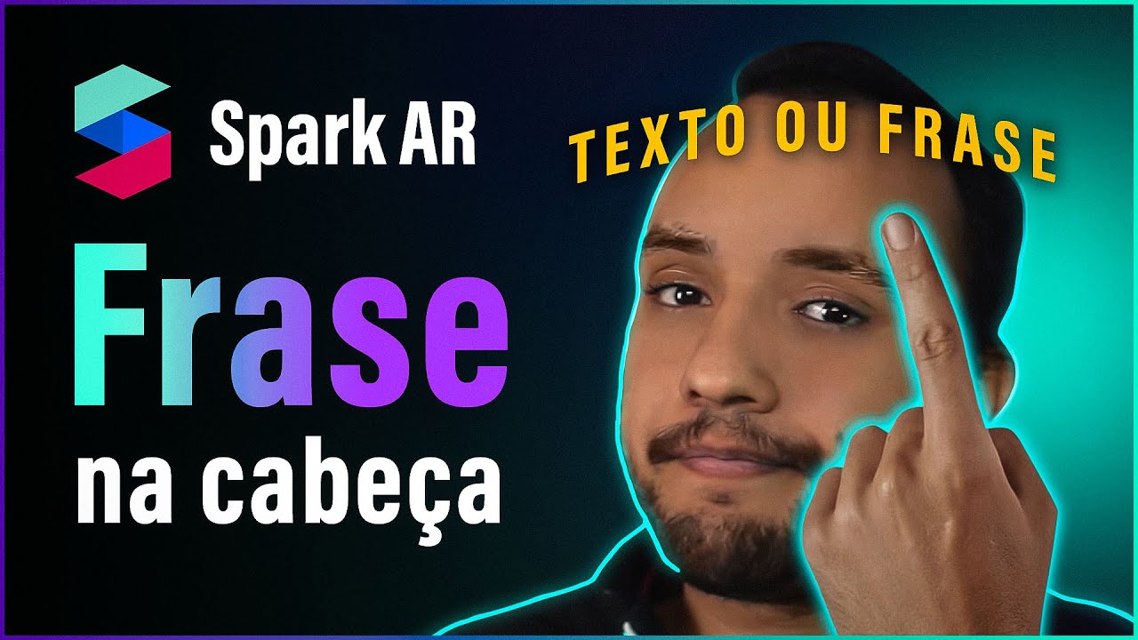 Filtro com frases na cabeça - Spark Ar Studio Tutorial