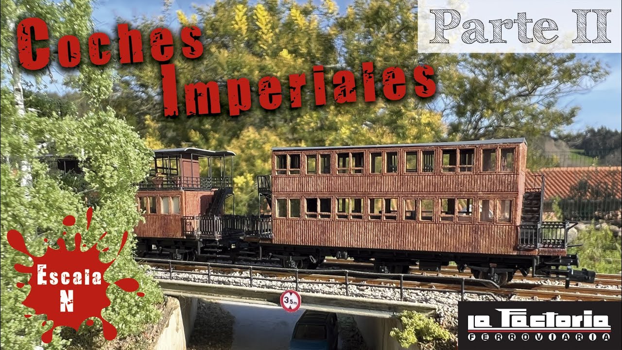 Pintando COCHES IMPERIALES de La Factoría Ferroviaria | Escala N (Parte 2/2)