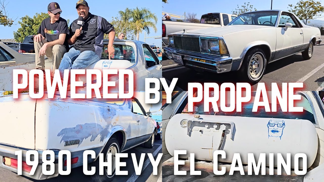 1980 Chevy El Camino converted to use PROPANE!