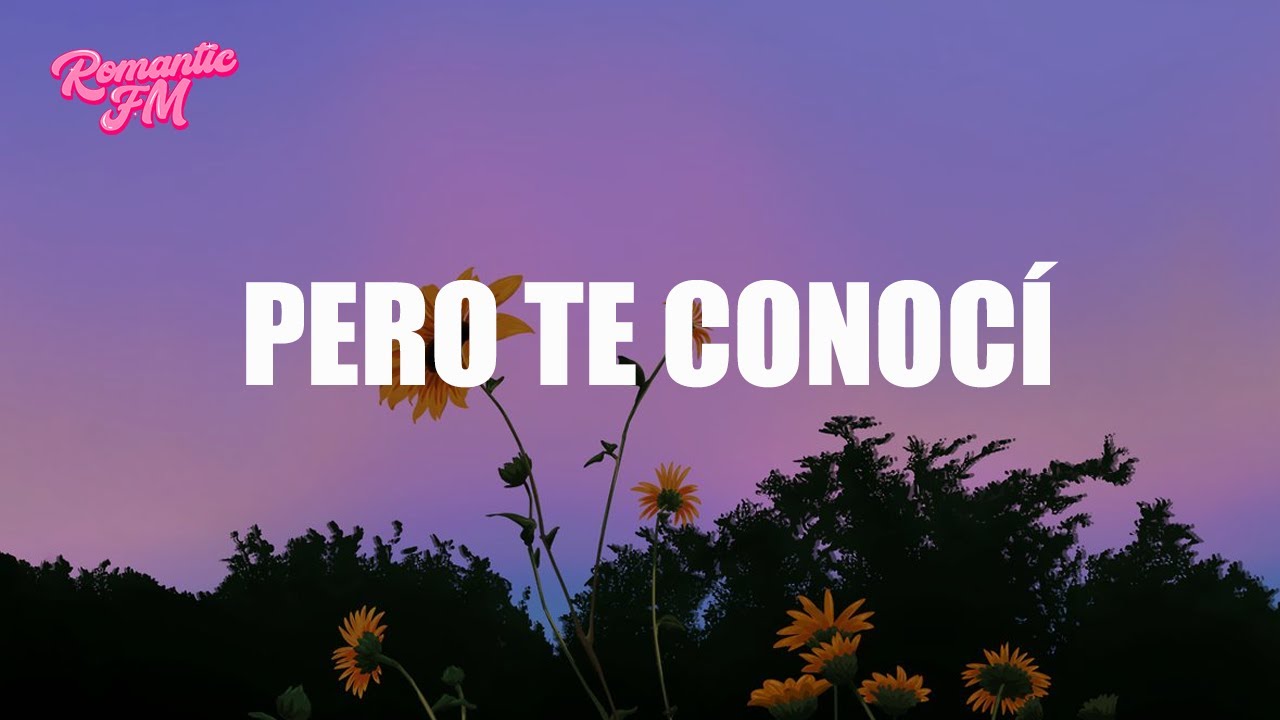 Reik - Pero Te Conocí (Letra)