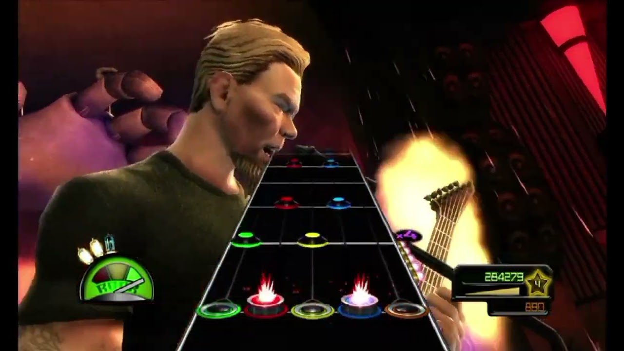 Guitar hero metallica  - fade to black(expert)