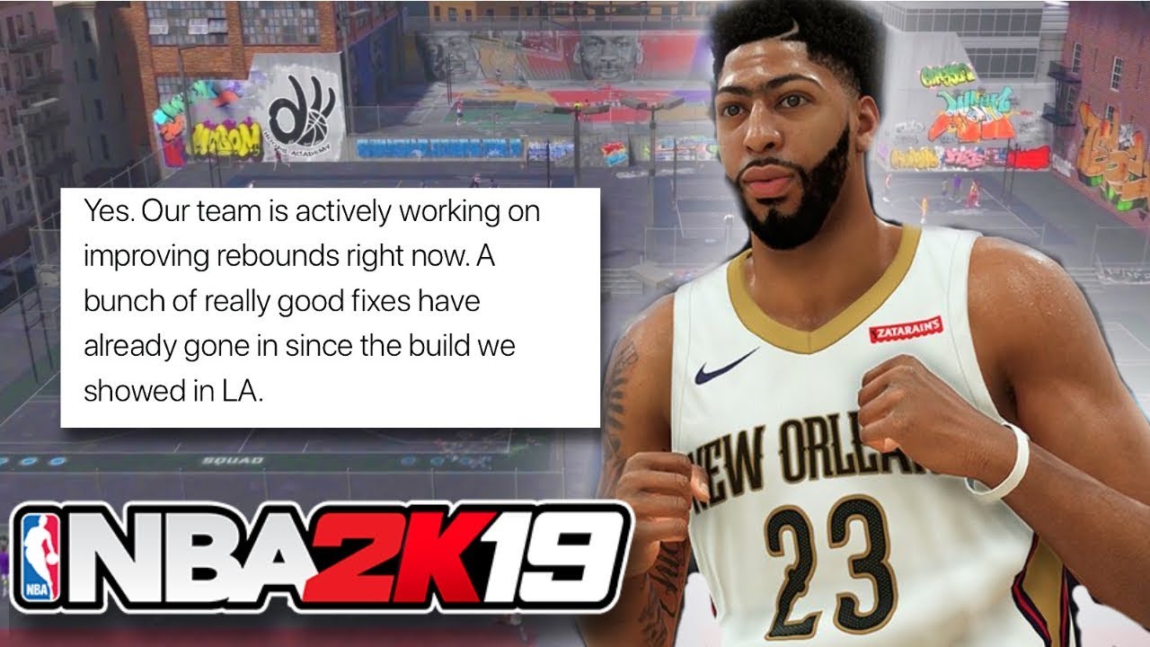 NBA 2K19  LEAKED!! CENTERS WILL BE MORE OP AT REBOUNDING LEAKED (NBA 2K19 GAME PLAY )