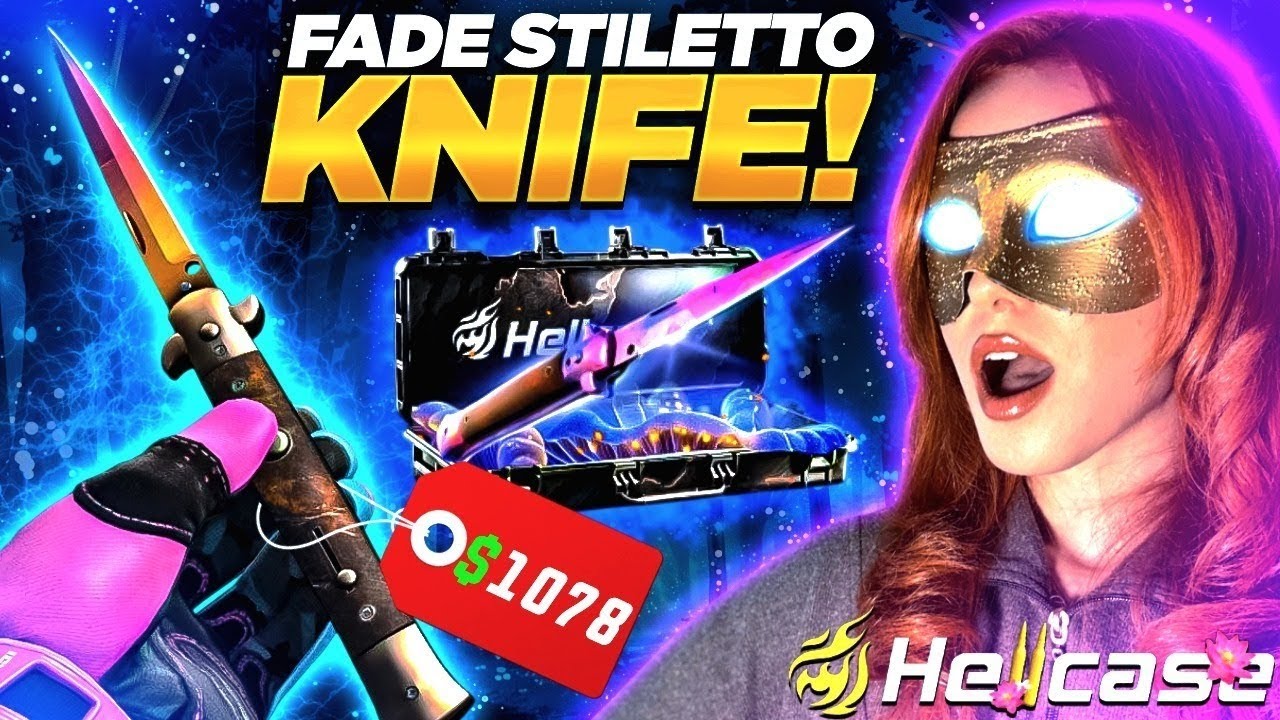 HELLCASE STILETTO KNIFE  CASE ON BATTLES !! ?! !! HELLCASE PROMO CODE 2025 ! Hellcase Case Opening