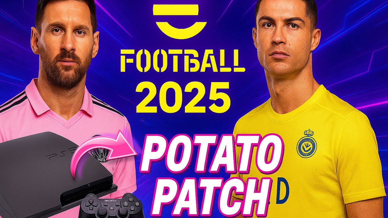 Efootball en ps3 un EXCELENTE PARCHE de la mano de POTATO PATCH 14.3