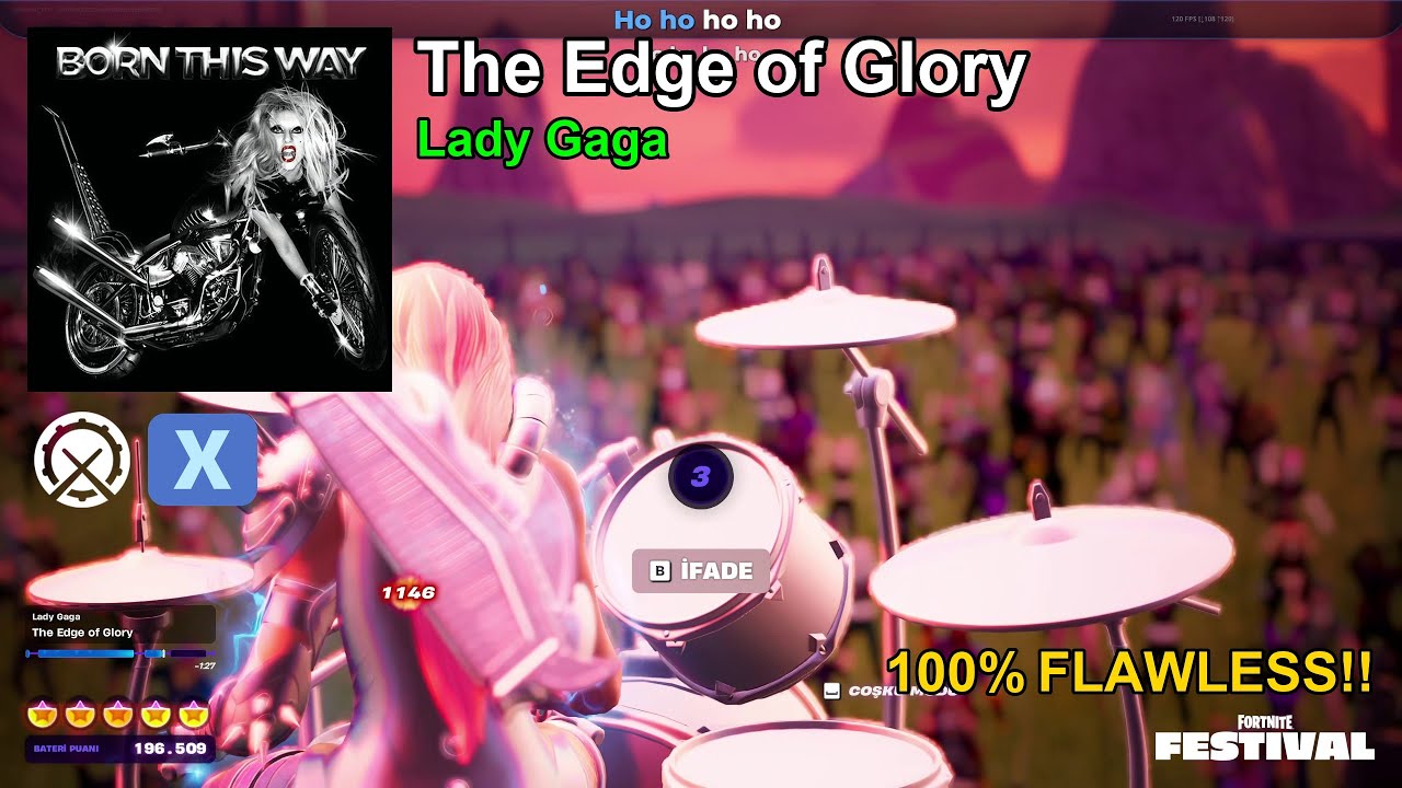 The Edge of Glory Expert Drums 100% FC - Fortnite Festival