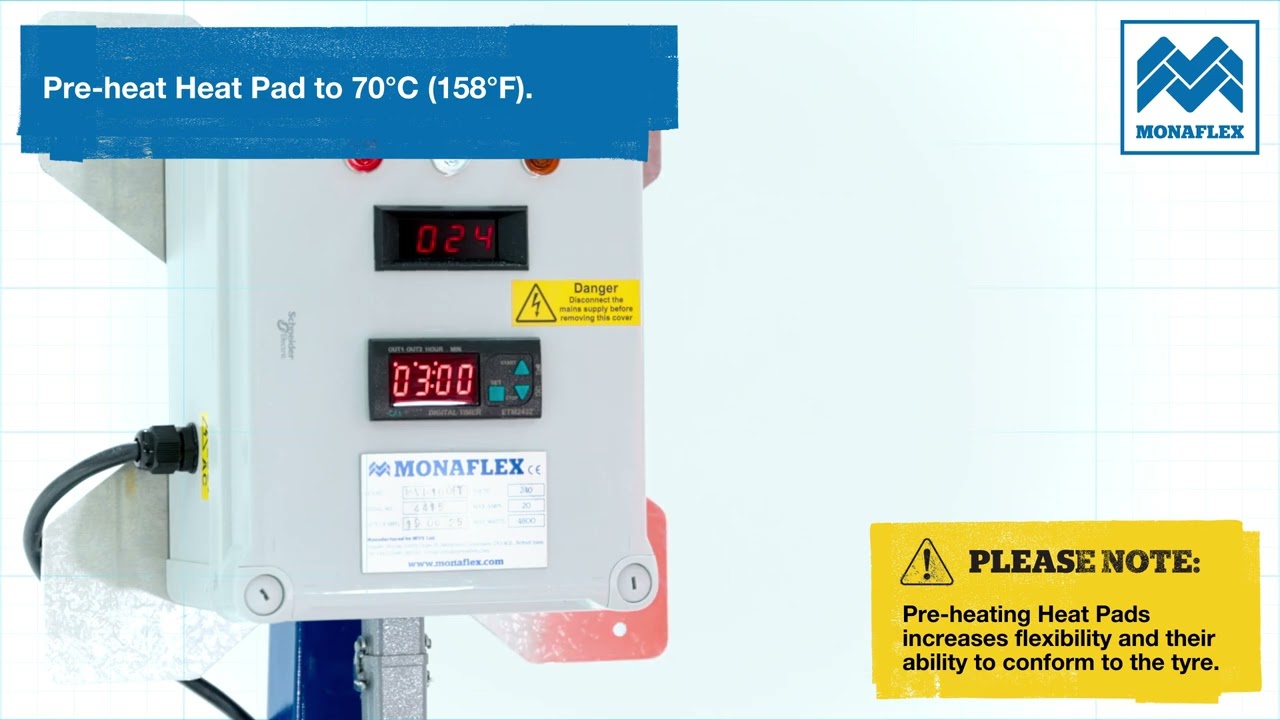 NEW Monaflex Tutorial - BRS - Bead repair in truck tyres using the Monaflex BRS System