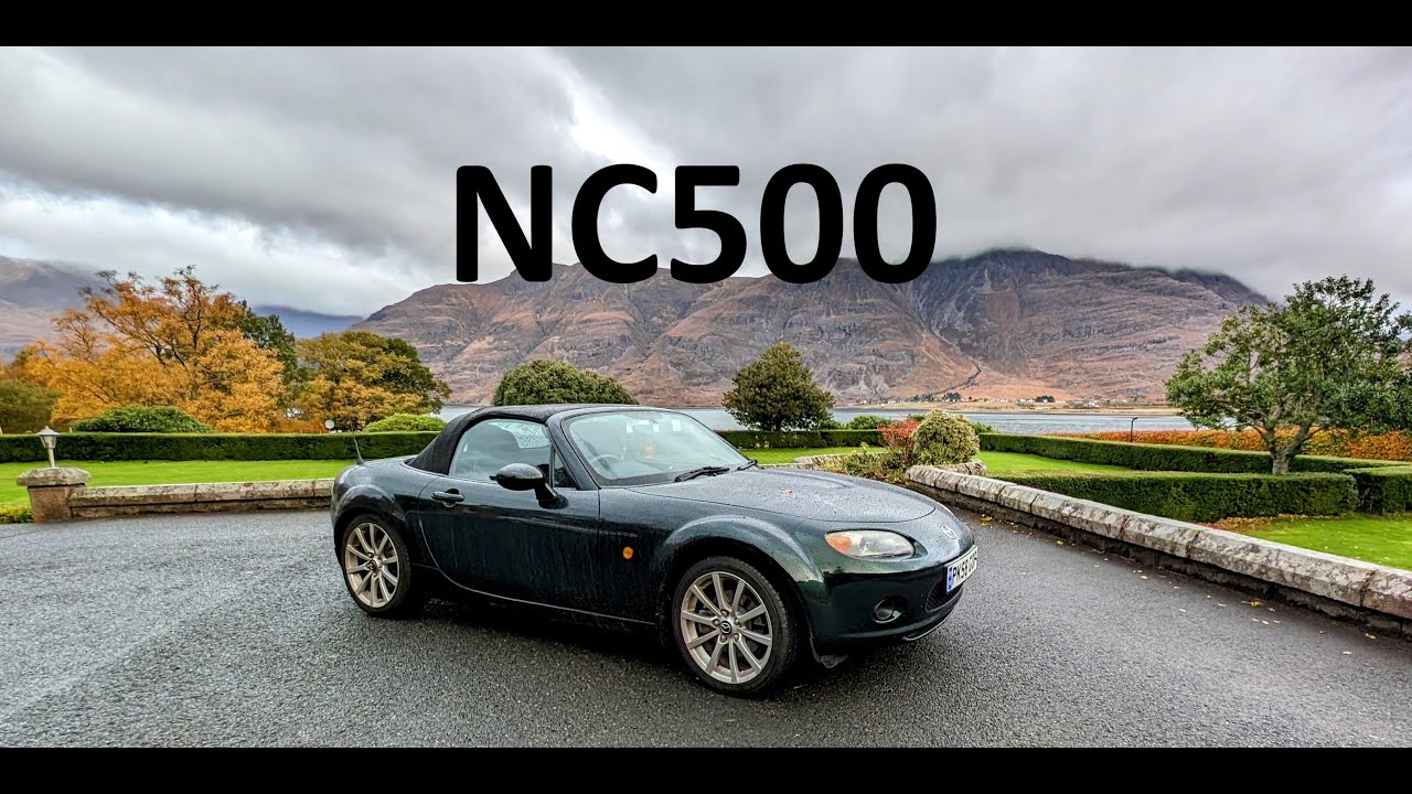 Проезд по трассе North Coast 500 в ноябре на MX-5.