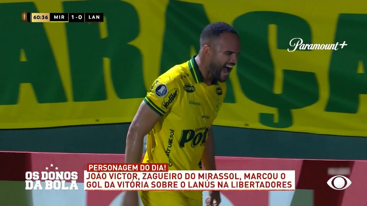 Personagem do Dia: Jo&atilde;o Victor (Mirassol) - 09/04/2026 - Os Donos da Bola