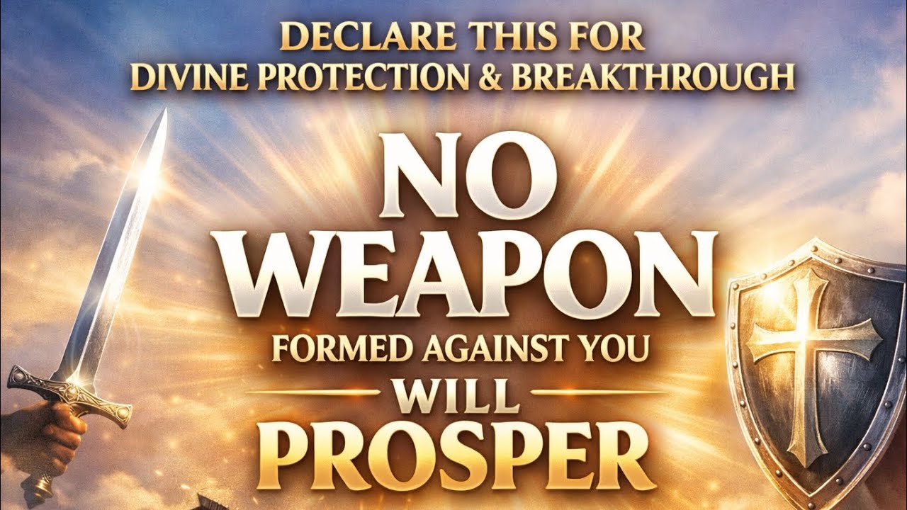 Declare This for Divine Protection & Breakthrough | No Weapon Formed Against You Will Prosper