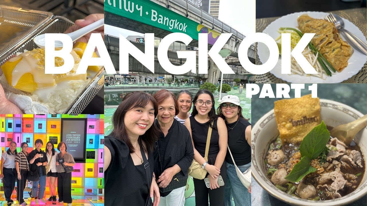 BANGKOK Pt 1 | Family travel, MBK, Chatuchak Market, Louis Vuitton Visionary Journeys, Thai food