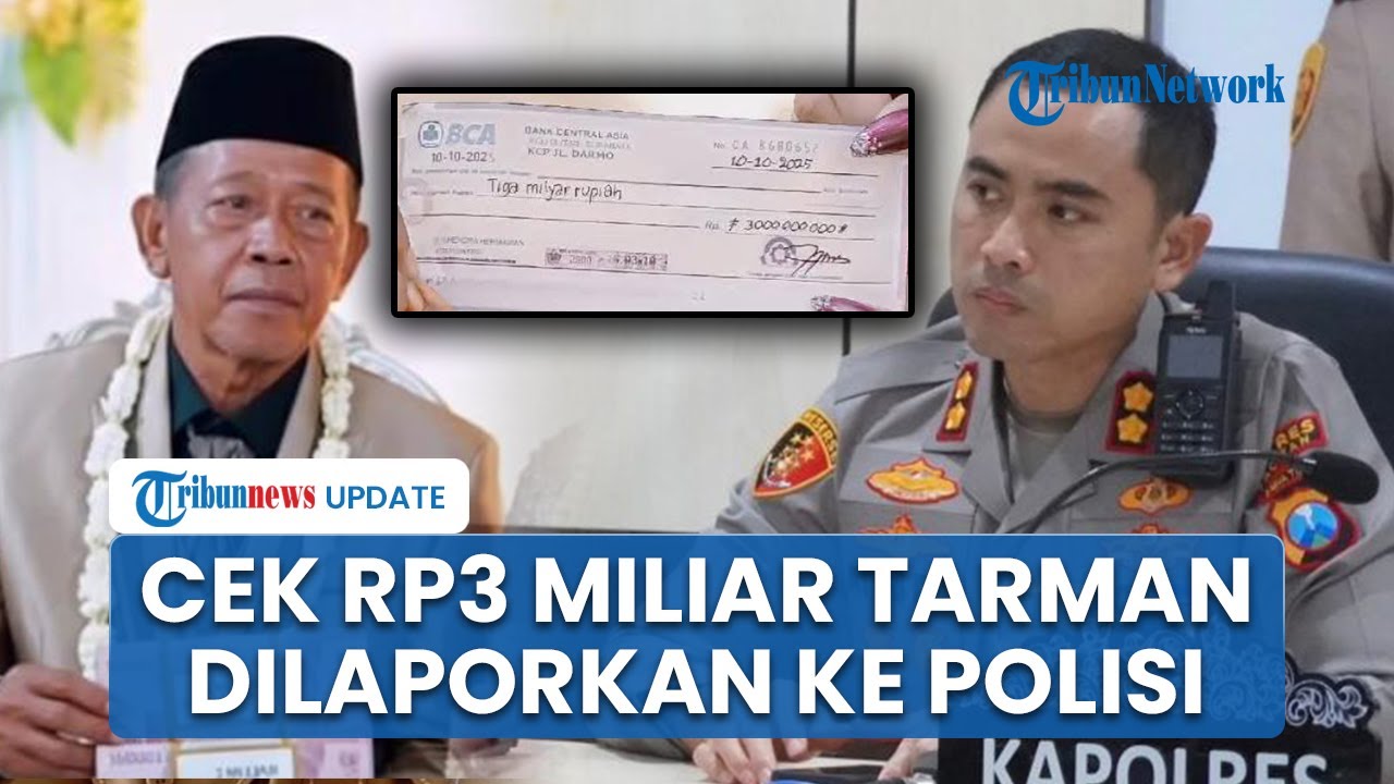 Mahar Cek Rp3 Miliar Diduga Palsu: Mbah Tarman Dilaporkan ke Polisi, Bank Singgung Nomor Seri