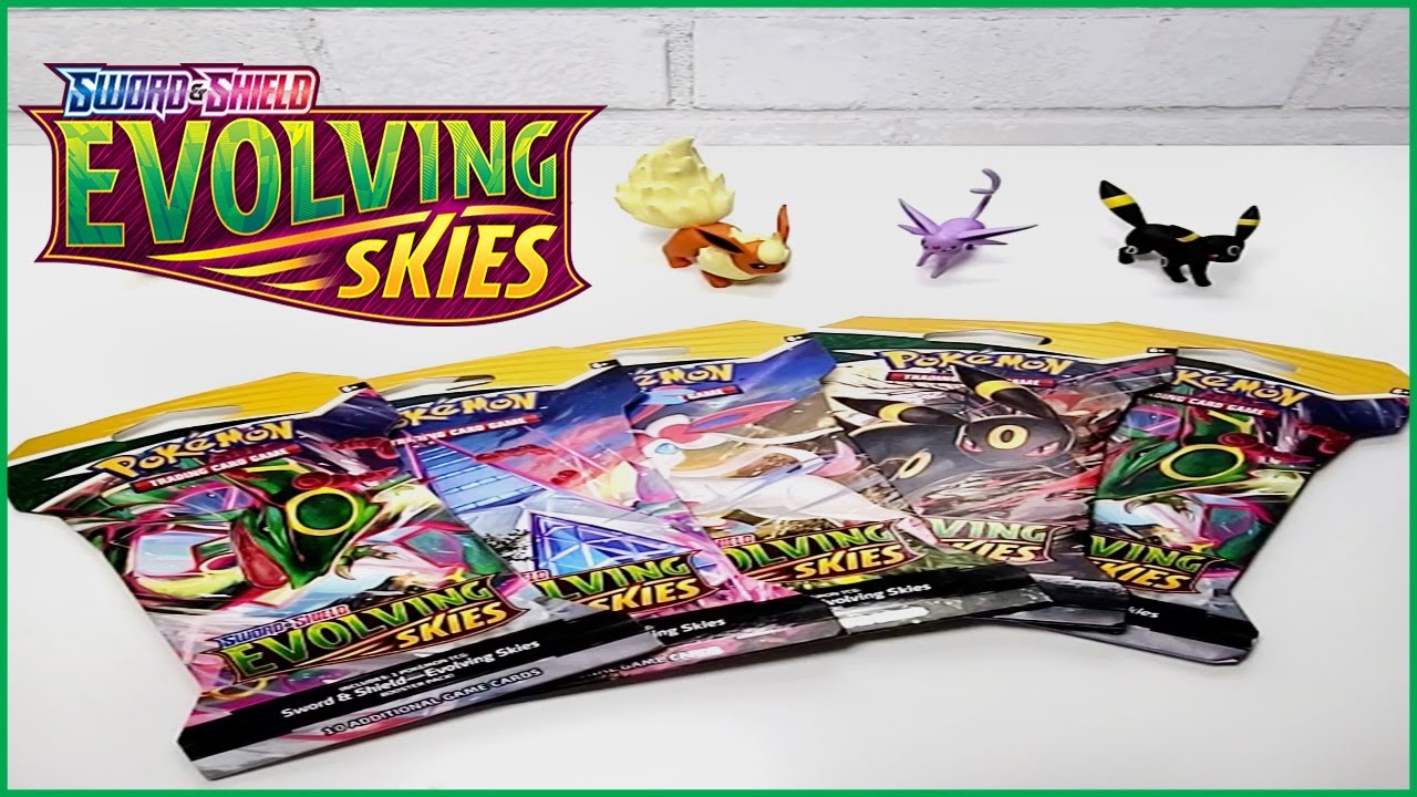 Opening 5 Packs Pokemon Evolving Skies ☁️