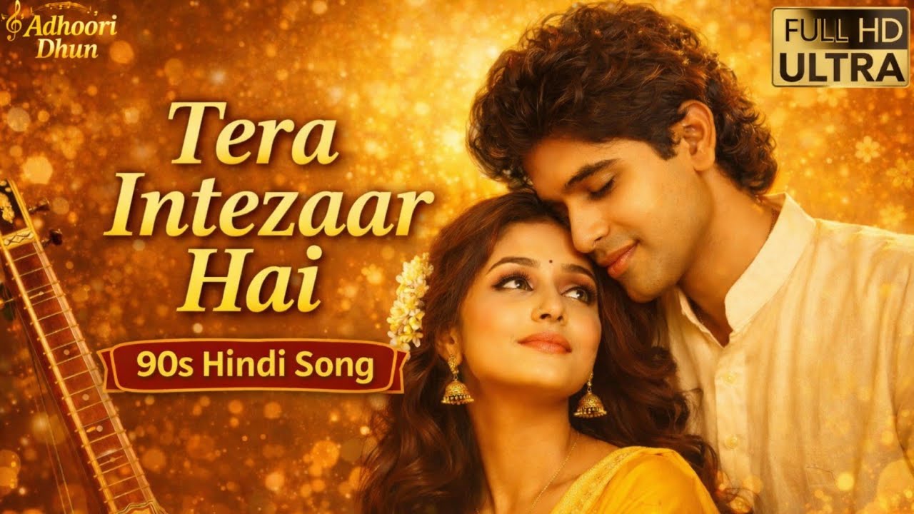 Tera Intezaar Hai | Old Is Gold Romantic Hindi Song | AI Voice Remake | 90s Retro Vibe