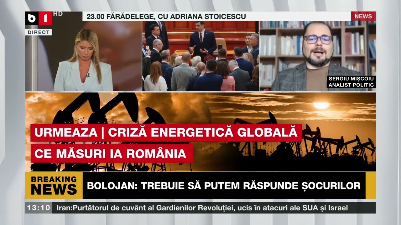 TALK B1 CU GABRIELA MIHAI. ULTIMA ORĂ: AVEM BUGET 2026 VOTAT/SUA BOMBARDEAZĂ RAFINĂRIILE DIN IRAN P2