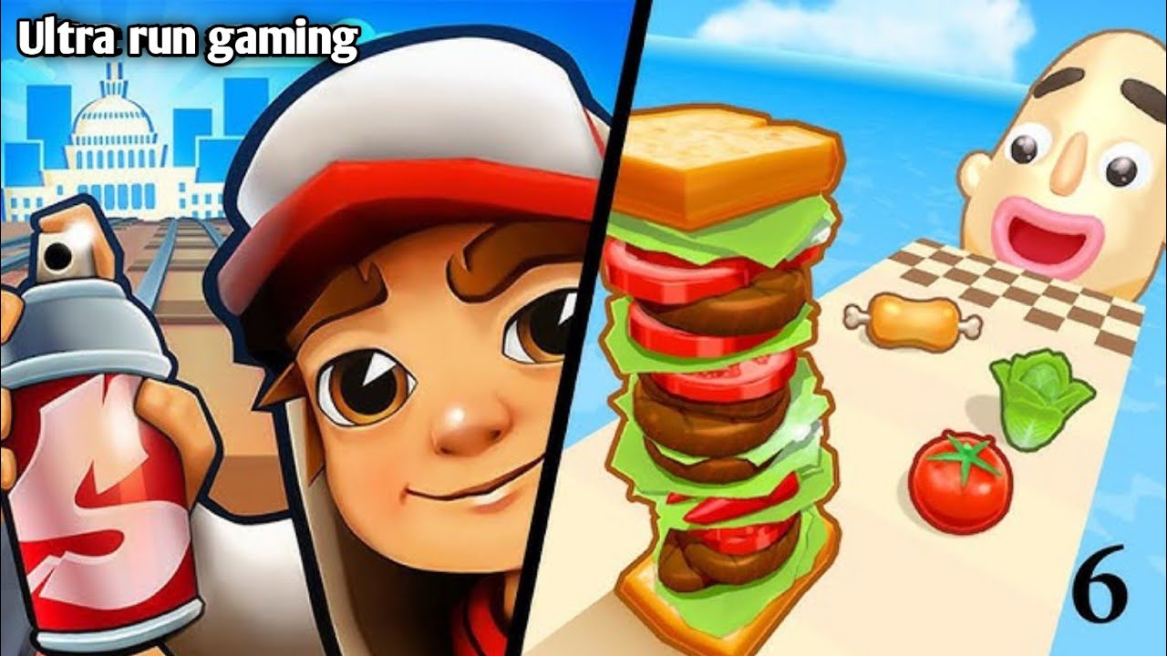 Subway Surfers vs Food Run | Coin Collection vs Food Collection Battle 🍔💰