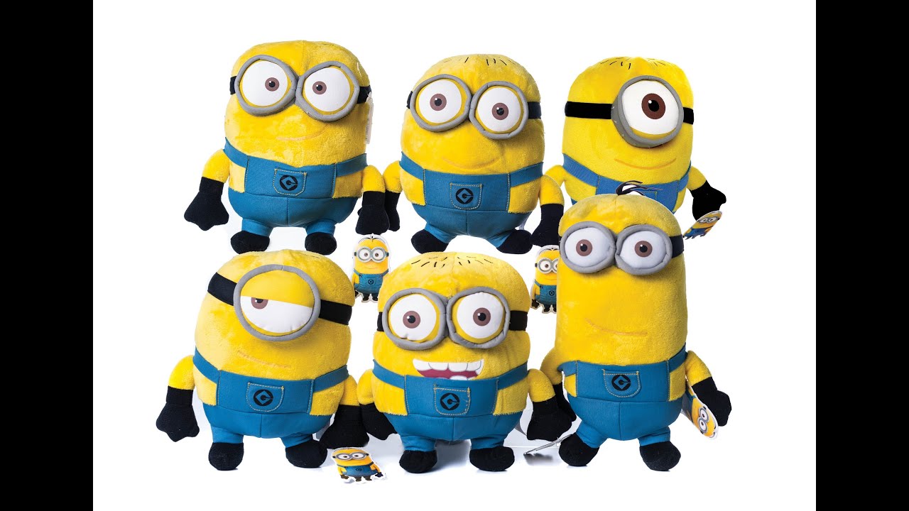 UK Wholesaler Distributor Despicable Me 2 Minions Plush Stuffed Toys Clips