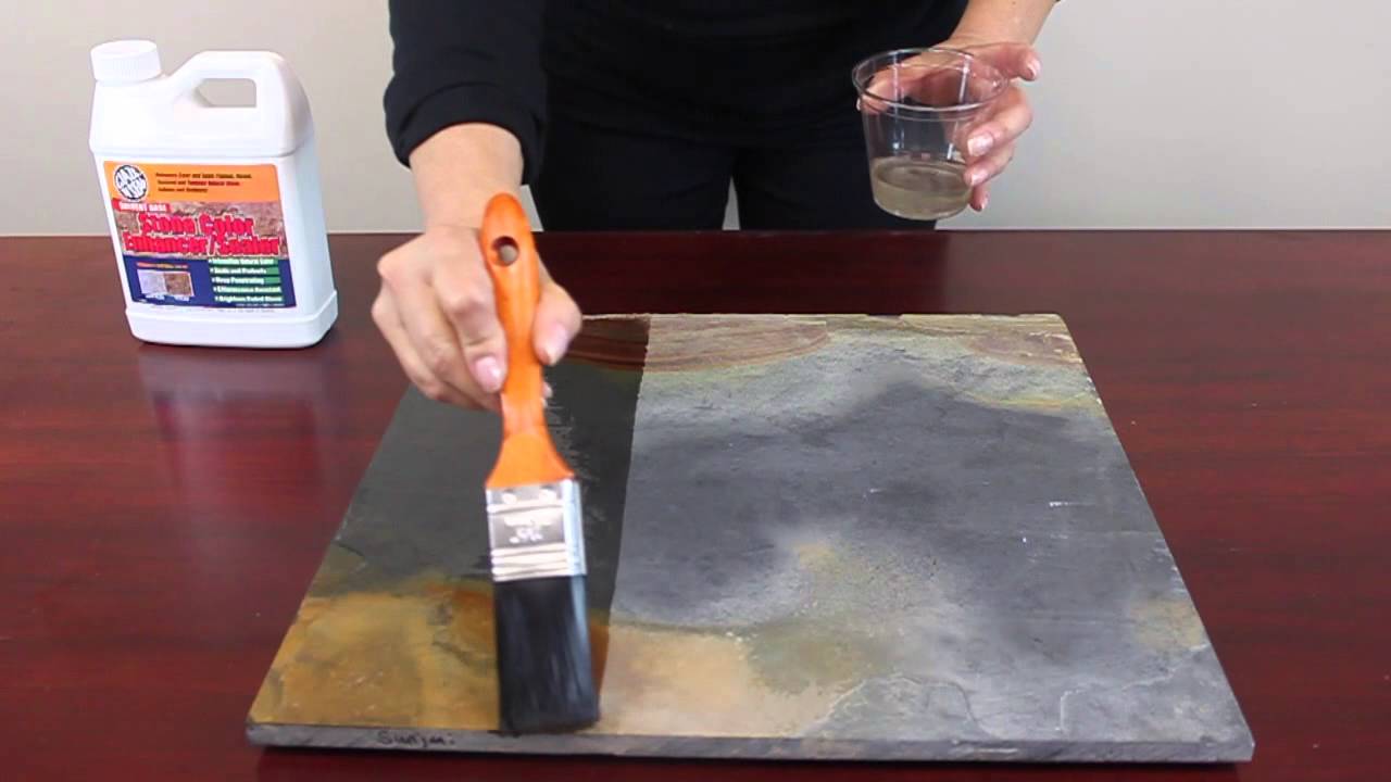 How to Seal with Glaze N' Seal's Stone Color Enhancer
