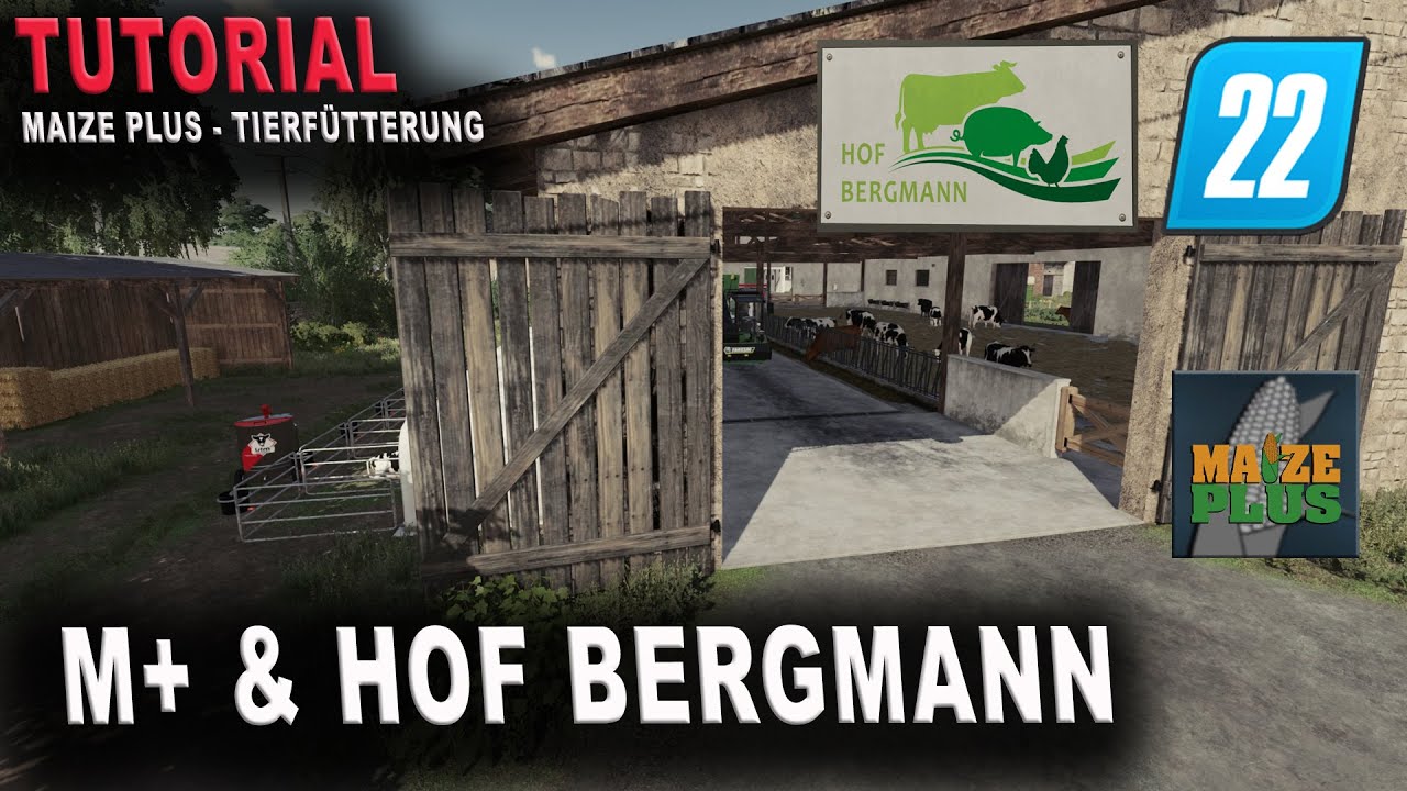 LS22 Tutorial - So füttert man mit Maize Plus auf der Hof Bergmann! - Was geht und was nicht?