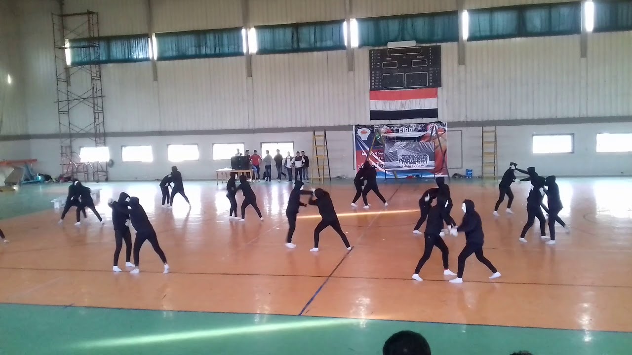عرض تربيه رياضيه جامعه المنصوره