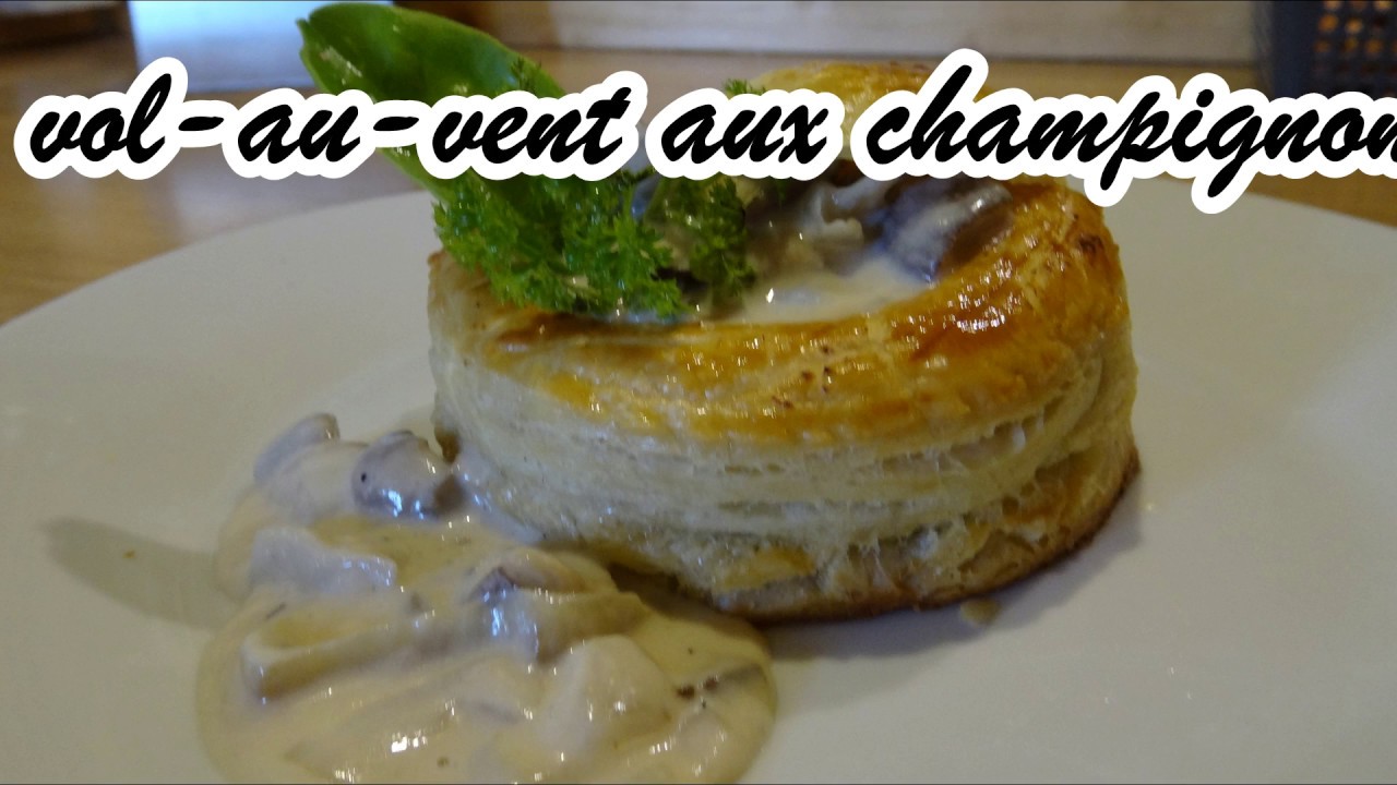 vol au vent aux champignons