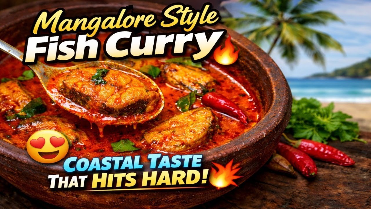 Mangalore Style Fish Curry 😍 | Coastal Taste That Hits Hard 🔥