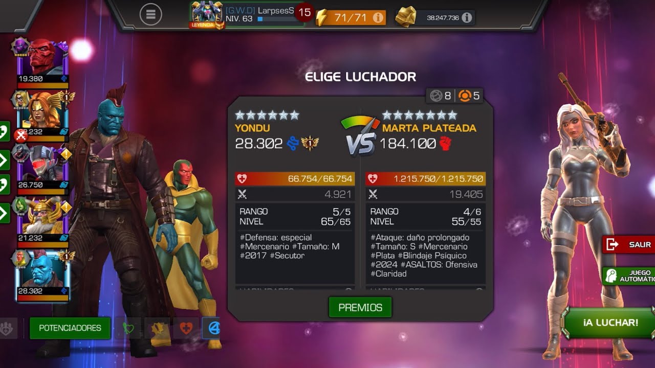 Silver Sable ACTO 9.3.5 | Yondu VS Silver Sable | Marvel Contest Of Champions