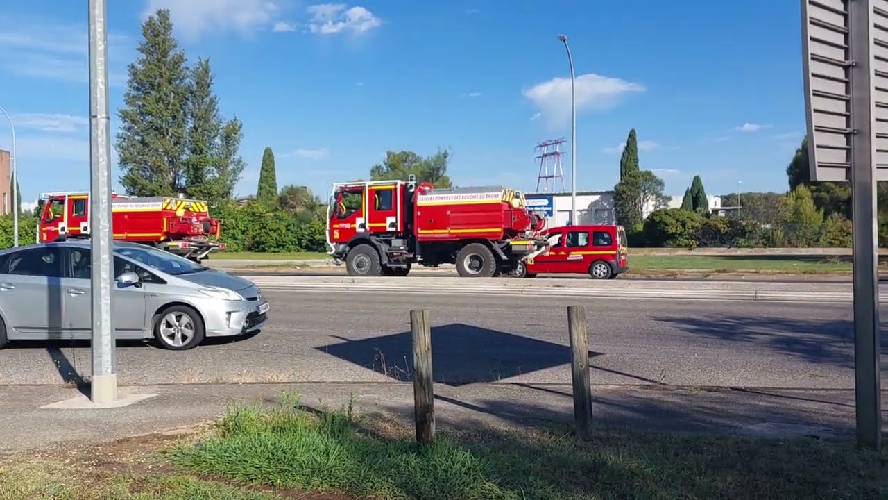 Pompiers feu de Martigues 17 juillet 2025